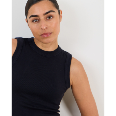 Rijp Khloe Ribbed Tanktop Navy