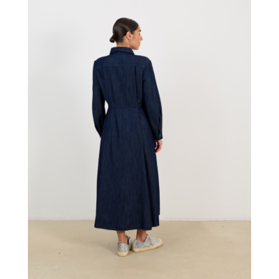 Luisa Cerano Maxi jurk denim