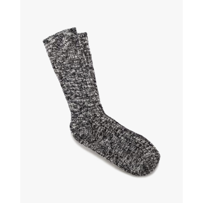 Birkenstock Cotton Slub Socks Black Gray