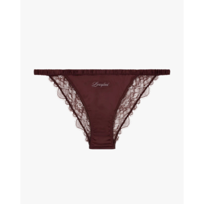 Love Stories Wild Rose Comfortable Lace Briefs Dark Brown