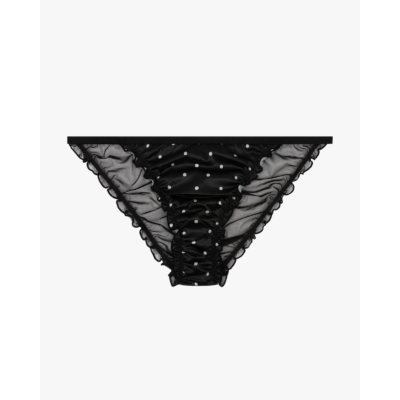Love Stories Isabel Thong Black Dots