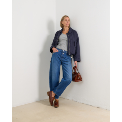 Closed Stretchy Aangesloten Hemdje Grijs