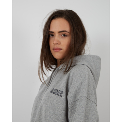 Ganni Software Isoli oversized hoodie grey