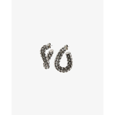 Isabel Marant Funky Ring Earrings Silver