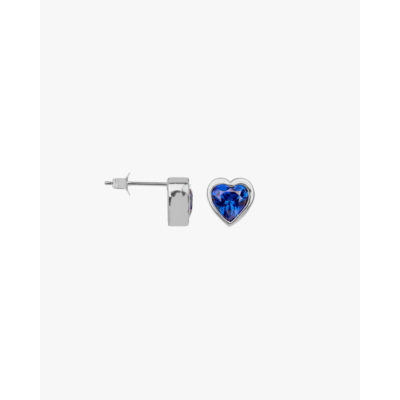 Anna + Nina Single Platonic Love Stud Silver