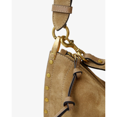 Isabel Marant Oskan Soft Zipped Bag Taupe