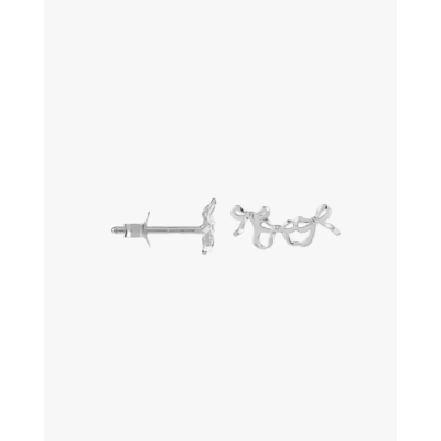 Anna + Nina Single Grand Entrance Stud Silver