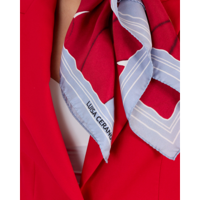 Luisa Cerano Shawl cherry printed