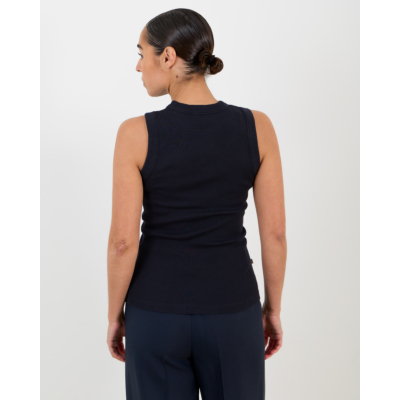 Rijp Khloe Ribbed Tanktop Navy