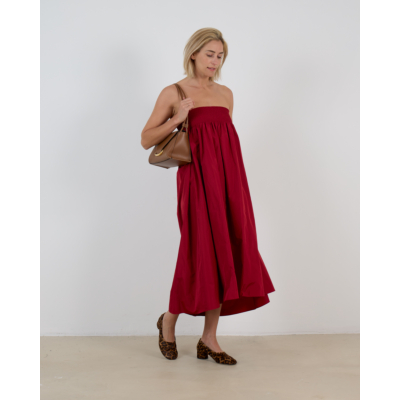 Natan Emeris Wijde Maxi Rok Rood