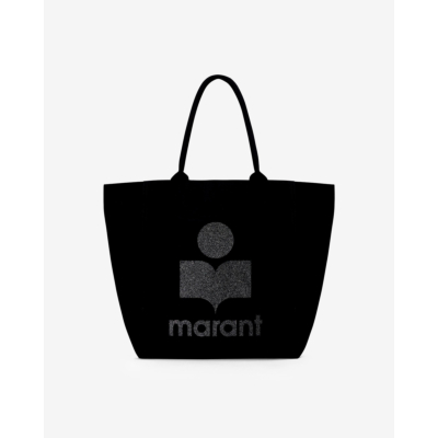 Isabel Marant Yenky Shopper Black Glitter