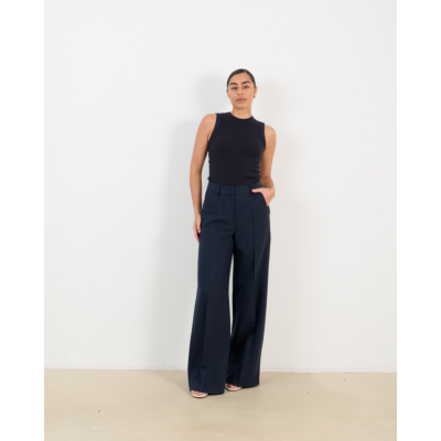 Rijp Khloe Ribbed Tanktop Navy