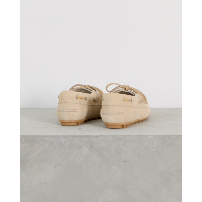 Hogan Barca Boat Loafer Beige