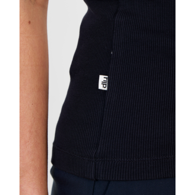 Rijp Khloe Ribbed Tanktop Navy