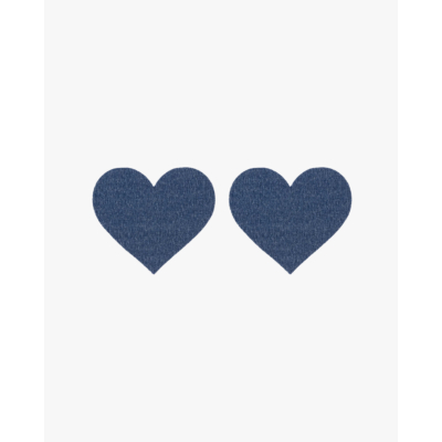 Closed Closed x Love Stories - Nipple Covers Heart Blue