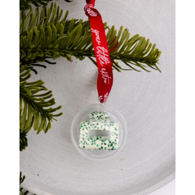 Sasstie Hair Clip Christmas - Lib Olive Dott