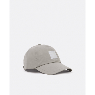 Stone Island Ghost Cotton Canvas Cap Dust Grey
