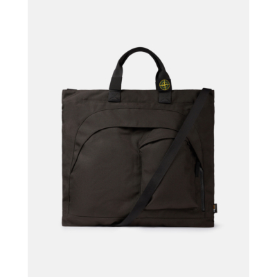 Stone Island Tote Bag Lead Grey