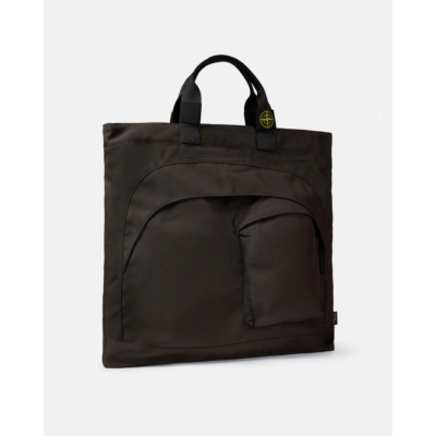 Stone Island Tote Bag Lead Grey