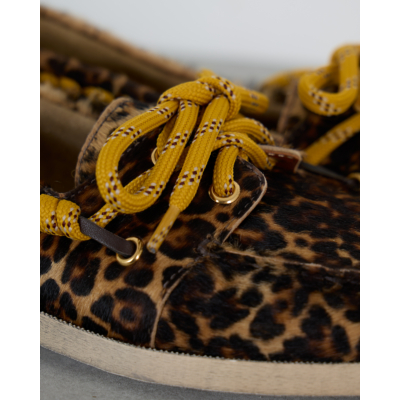 Golden Goose Cruise Loafer in Leopard Print Pony Skin
