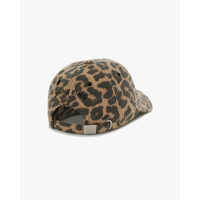 Anine Bing Jeremy Baseball Cap Leopard