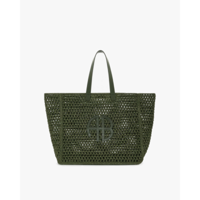 Anine Bing Geweven Tas Olive