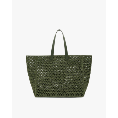 Anine Bing Geweven Tas Olive