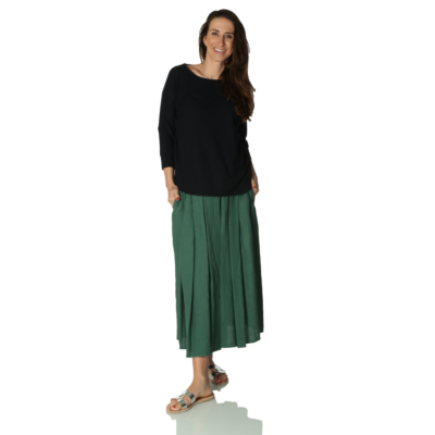 Aspesi A-line skirt timo green
