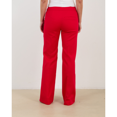 Luisa Cerano Pantalon cherry red