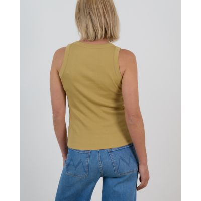 Drykorn Olina Tanktop Mosterd Geel