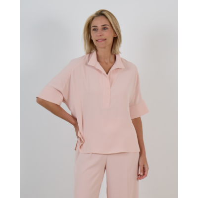 Natan Emma Korte Mouw Blouse Roze