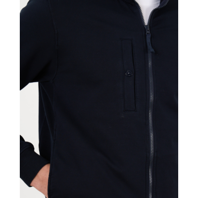 Stone Island Ghost Cardigan Knit Navy Blue