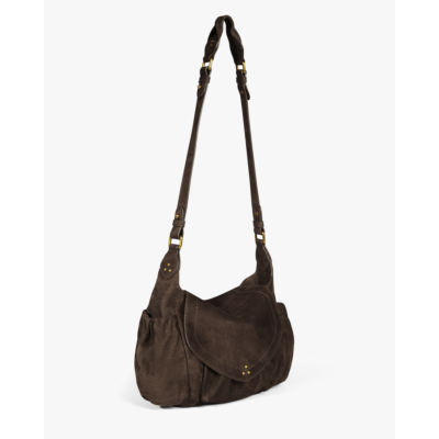 Jerome Dreyfuss Helmut M Bag Croco Mocha