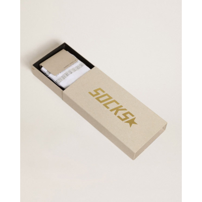 Golden Goose Socks White/Crystal