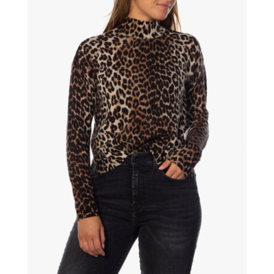 Ganni Turtleneck leopard print