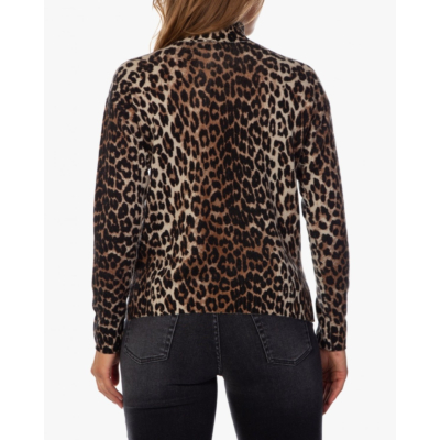 Ganni Turtleneck leopard print