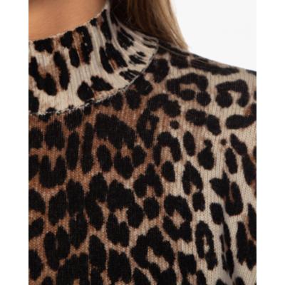 Ganni Turtleneck leopard print