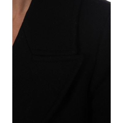 Drykorn  Short black coat with gold buttons