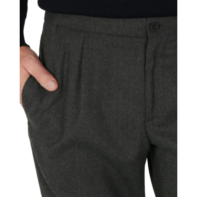 Incotex  Dark gray wool trousers