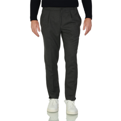 Incotex  Dark gray wool trousers