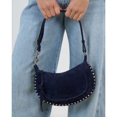 Isabel Marant Oskan Moon Schouder Tas Donker Blauw