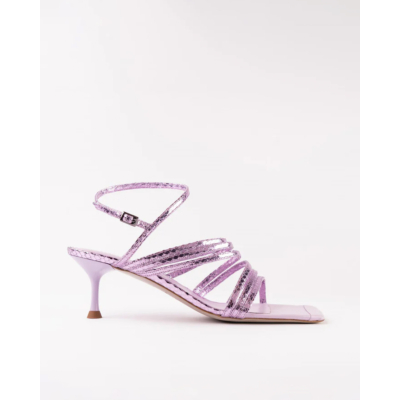 Morobé Nika heel metallic lilac