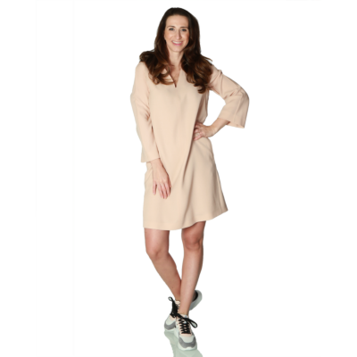 Max Mara Studio  attica dress nude