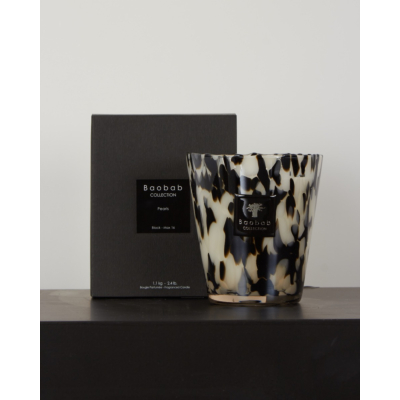 Baobab Collection Scented candle Pearls Black Max16