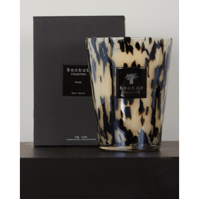 Baobab Collection Scented candle Pearls Black Max24