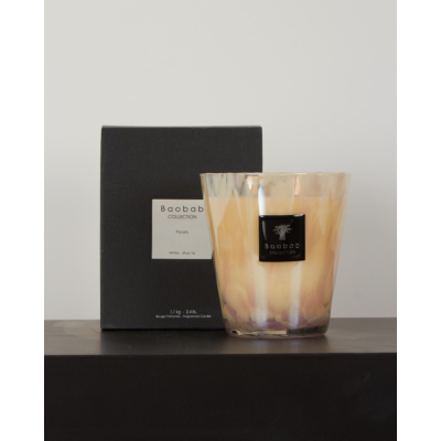 Baobab Collection Scented candle White Pearls Max16