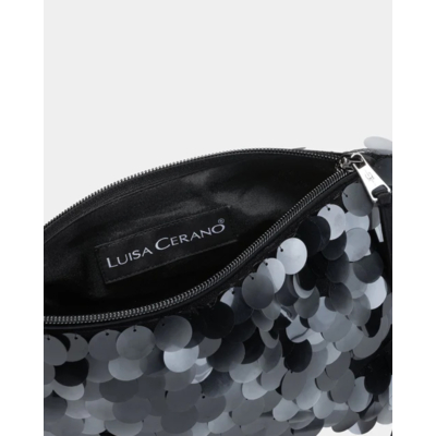 Luisa Cerano Clutch Maxi Pailletten